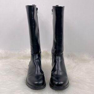 Steve Madden | girls tall glitter boots 4.0 jjosette black with cheetah …